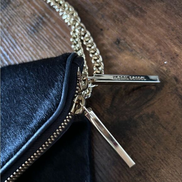 RARE-Henri Bendel Cowhide leather envelope Crossbody  NWOT - Picture 11 of 16